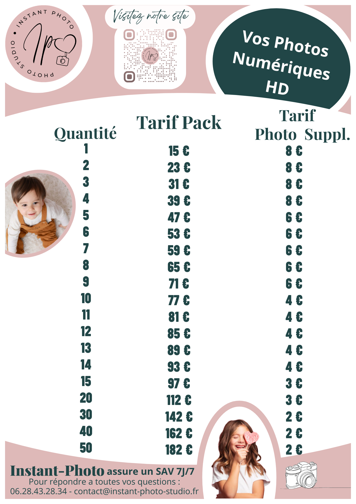 Grille Tarifaire Instant Photo
